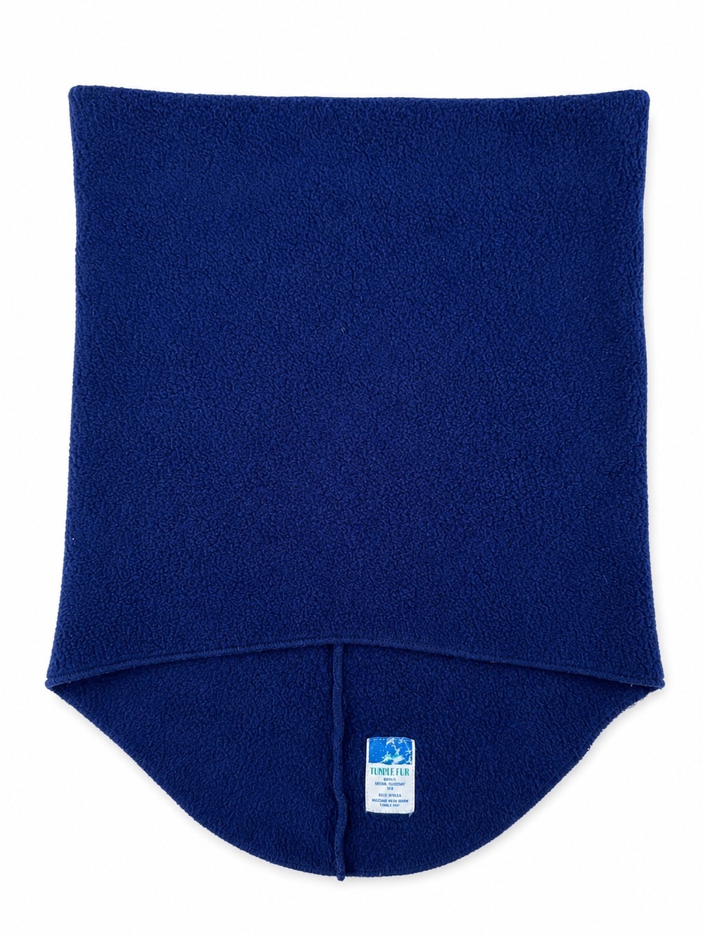 Turtle Fur Vintage Fleece Neck Gaiter Warmer Navy Blue One Size Made USA